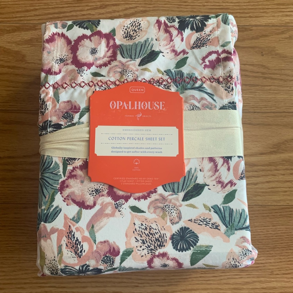 - Opalhouse queen sheet set